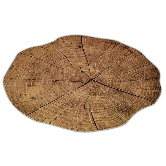 2pcs Wooden Grain Placemat Home Kitchen Dining Table Mat