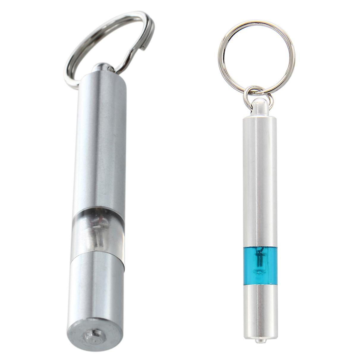 Cylinder Shape Blue Silver Tone Car Static Elimination Discharger