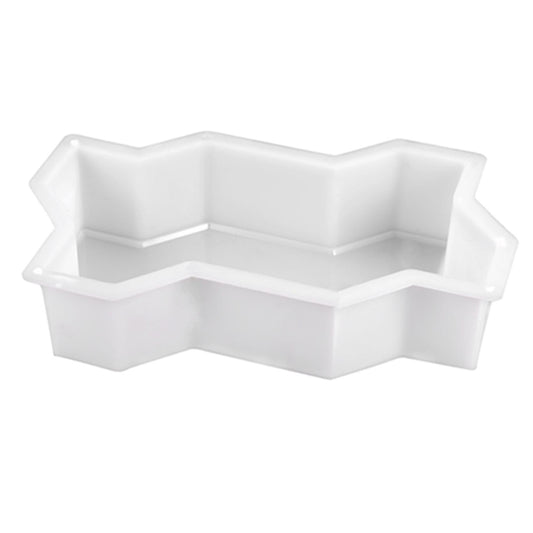 Three Waveform Garden Path Plastic Concrete Paving Brick Mold