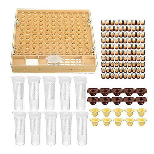 Beekeeping Cup Kit 100 Cell Cups Bee Tool Set