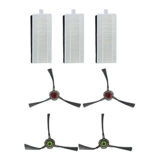 For Ecovacs Deebot U2 Dgn22 Vacuum Cleaner Side Brush Hepa Filter
