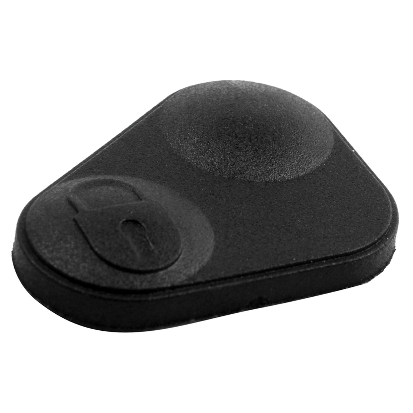 2x Rubber 2-button Remote Key Fobs Pad Cover - Ywc000300 Black