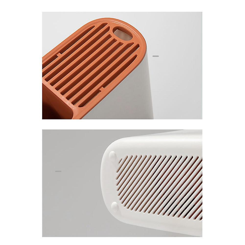 Kitchen Drain Knife Holder Knife Block Stand Organizer Blue