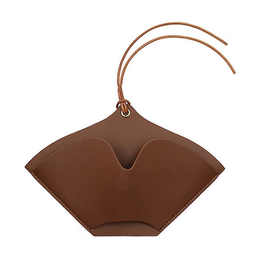 Camping Purse Coffee Filter Paper Storage Bag Organizer Bag Brown