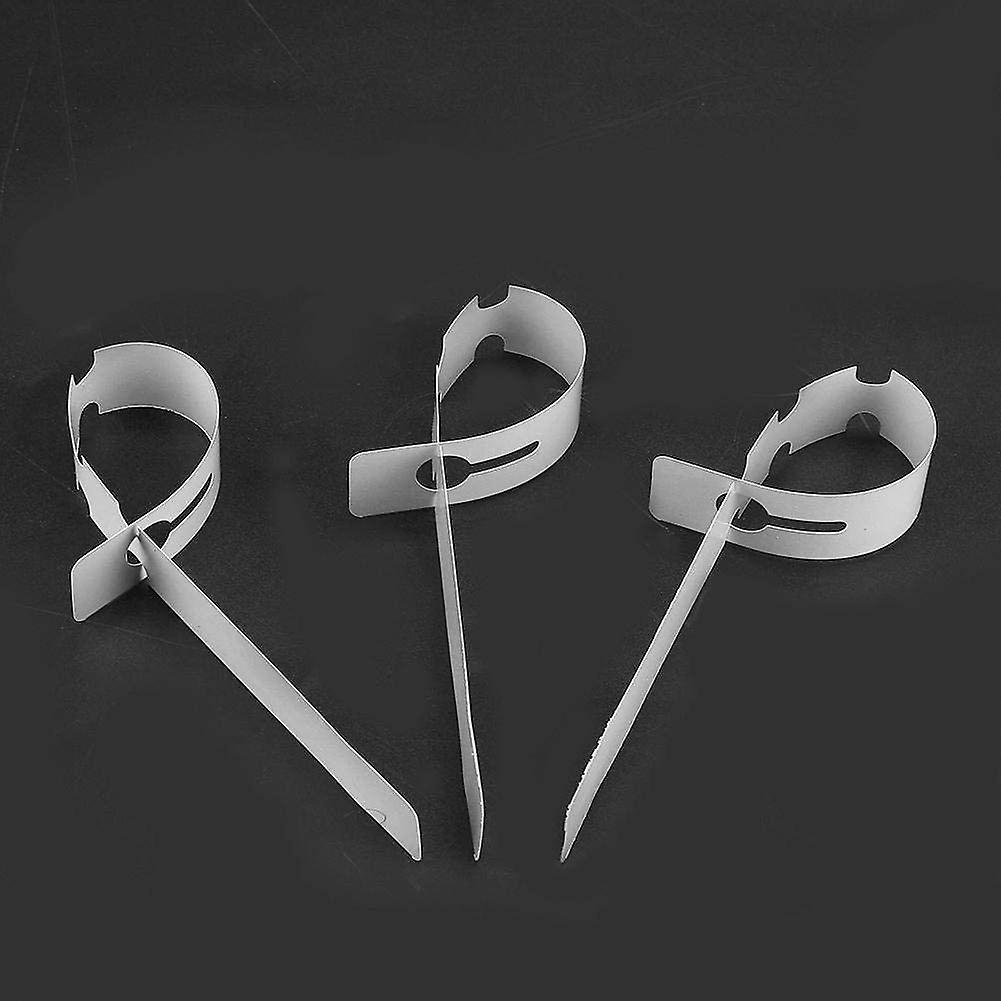 100 Plastic Plant Hanging Tree Tags Wrapping Nursery Tag (white)