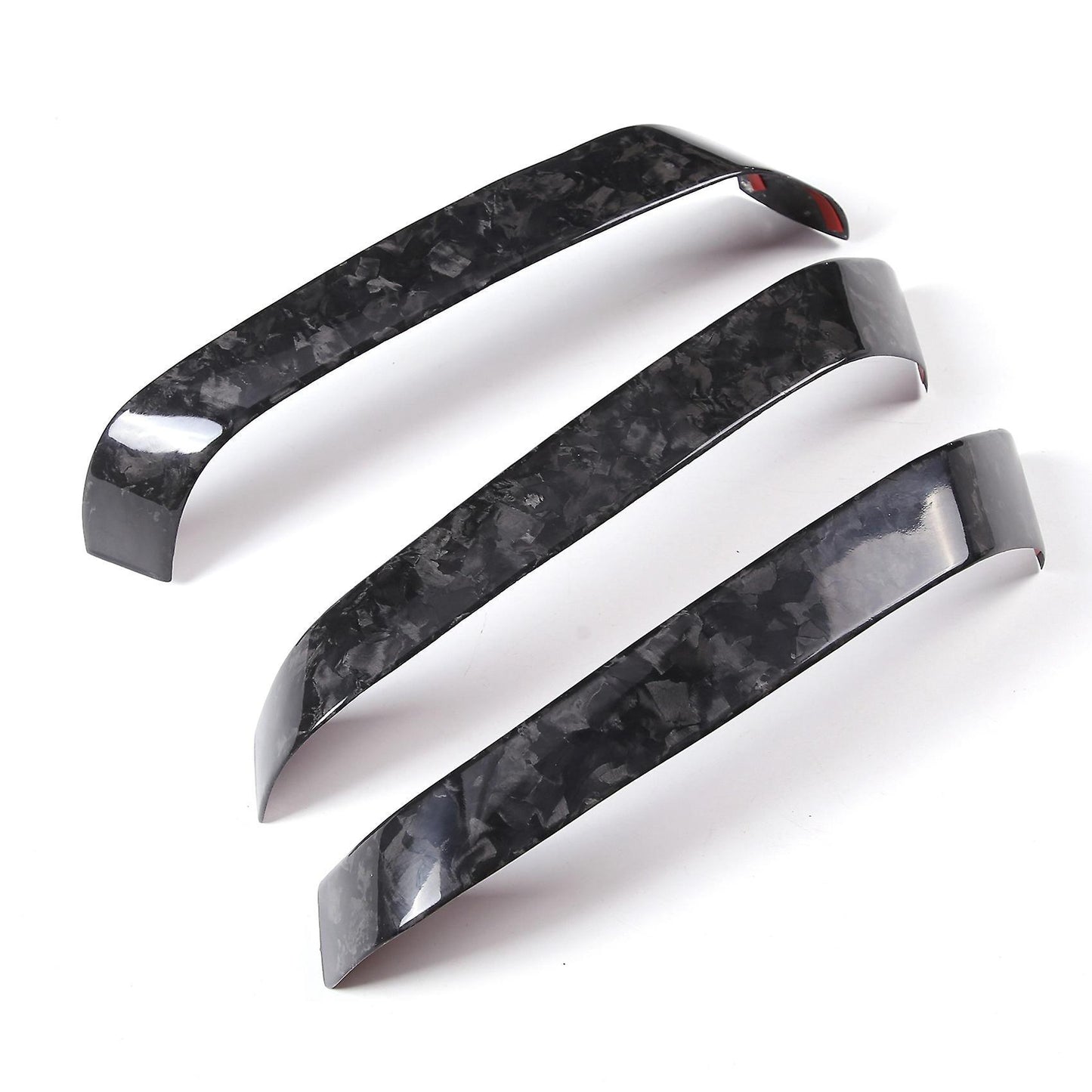 Real Carbon Fiber Car Inner Door Handle Trim Cover Car Styling