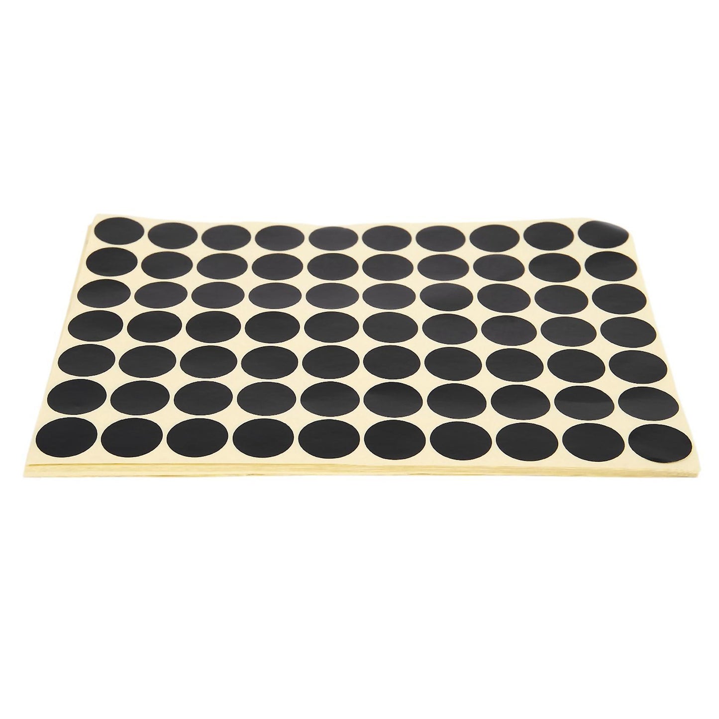 19mm Circles Round Code Stickers Self Adhesive Sticky Labels Black