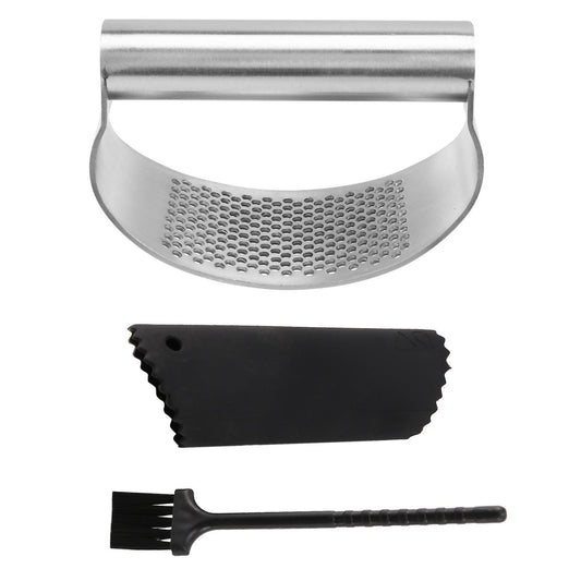 3 Pcs Manual Ginger Garlic Peeler &cleaning Brush Kitchen Gadget Set