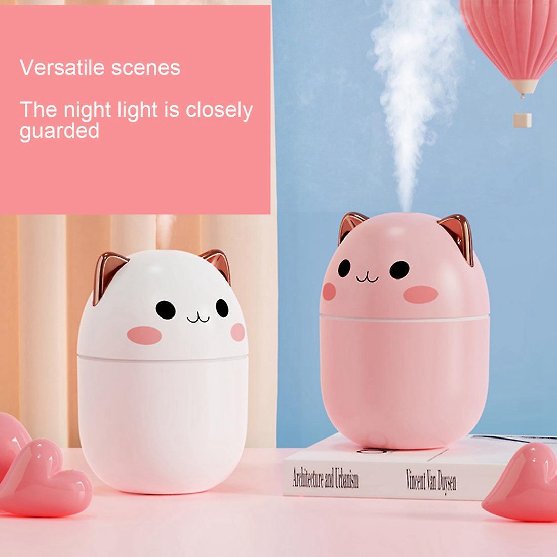 200ml Air Humidifier Cute Aroma Diffuser with Night Light Cold Mist C