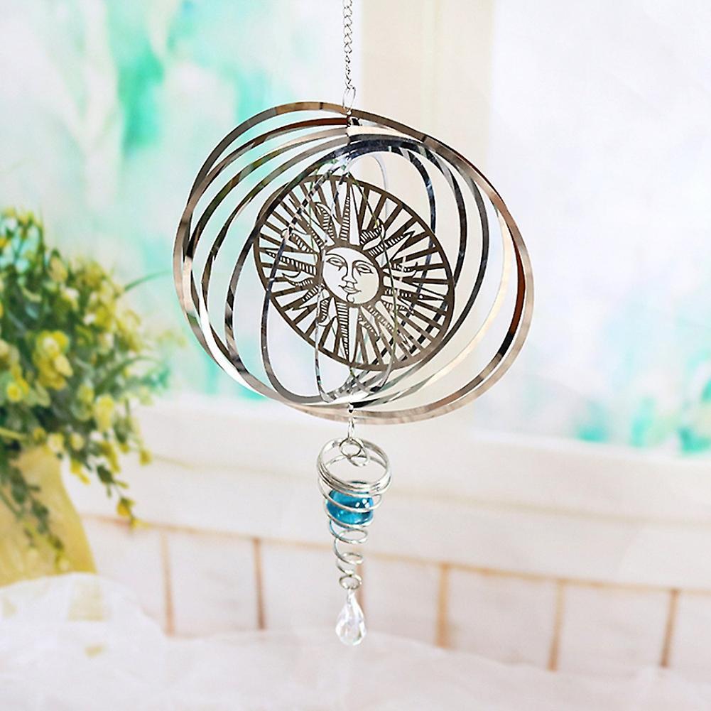 Stainless Steel Indoor and Outdoor Decoration Wind Chimes (sunflower)