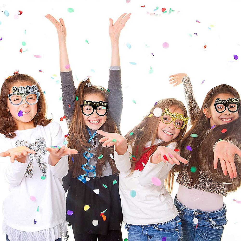 Happy New Year Eyeglasses Fancy New Years Funny Party Glasses