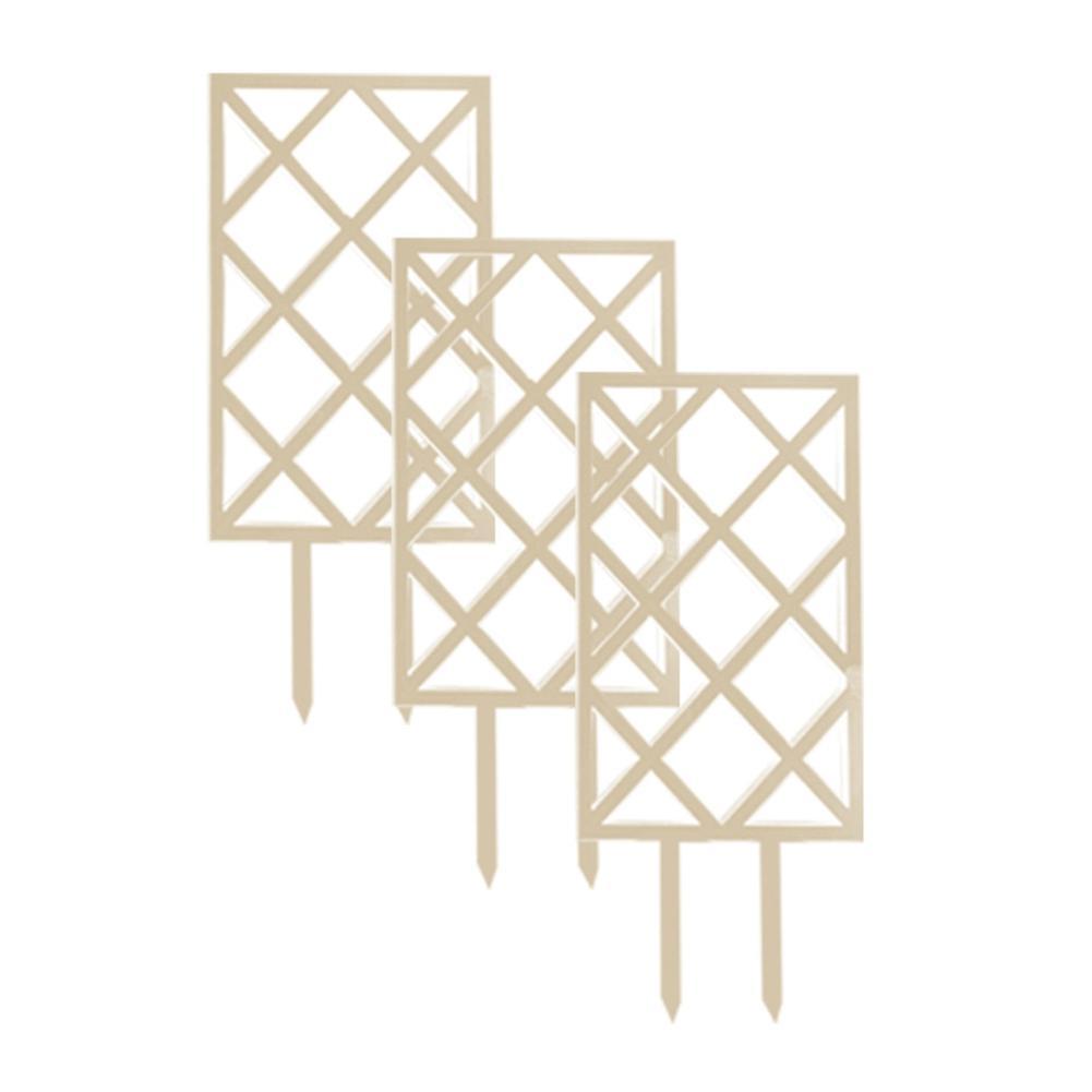 3pcs Climbing Vine Rack Plant Potted Wood Support Frame Rack Pole -3