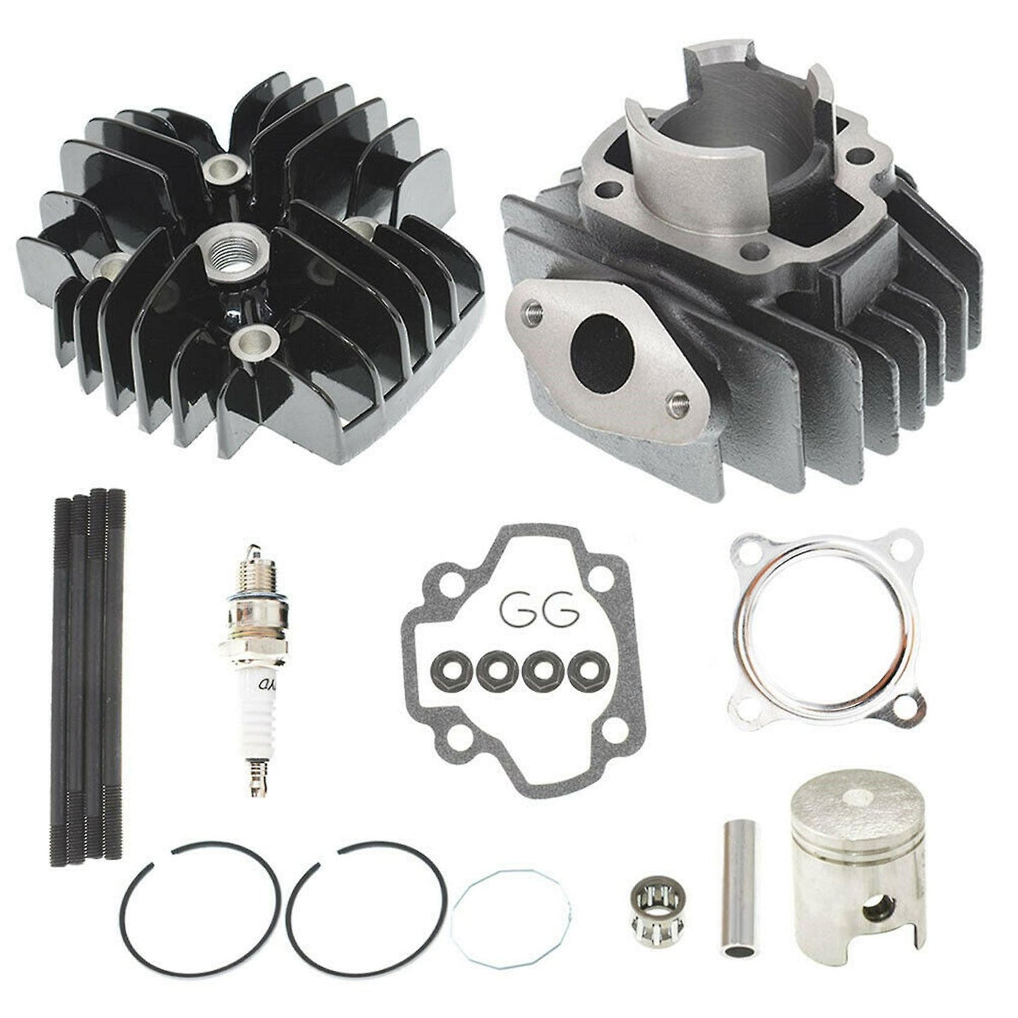 Cylinder Piston Gasket Head Top End Kit for Yamaha Pw50 1981-2018