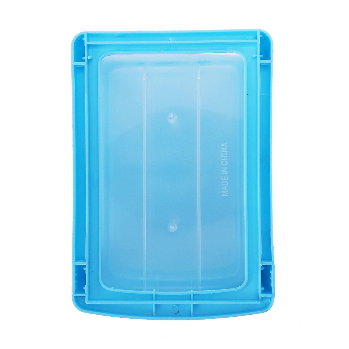 Mini Translucent Drawer Type Plastic Storage Box(blue 3 Layers)