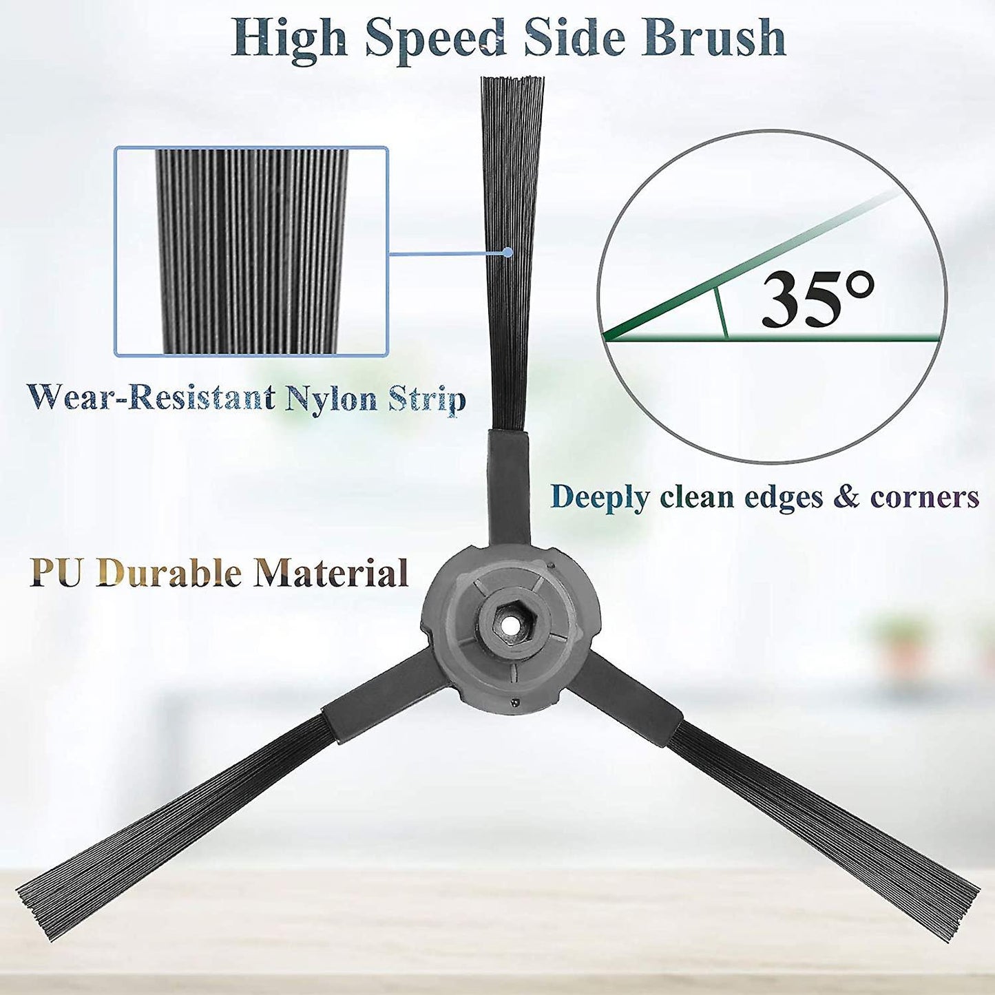 Replacement Parts for Ilife V3 V5 V5s V3s A6 A4 A4s V50 V55 (1 Pair)