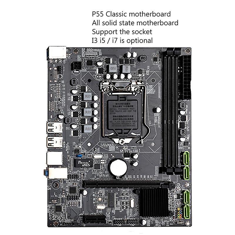 P55 Computer Motherboard Lga 1156 Home Office Desktop Motherboard