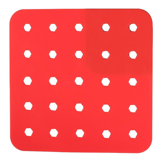 7.5 Inch Reusable Air Fryer Liner Air Fryer Mat Red
