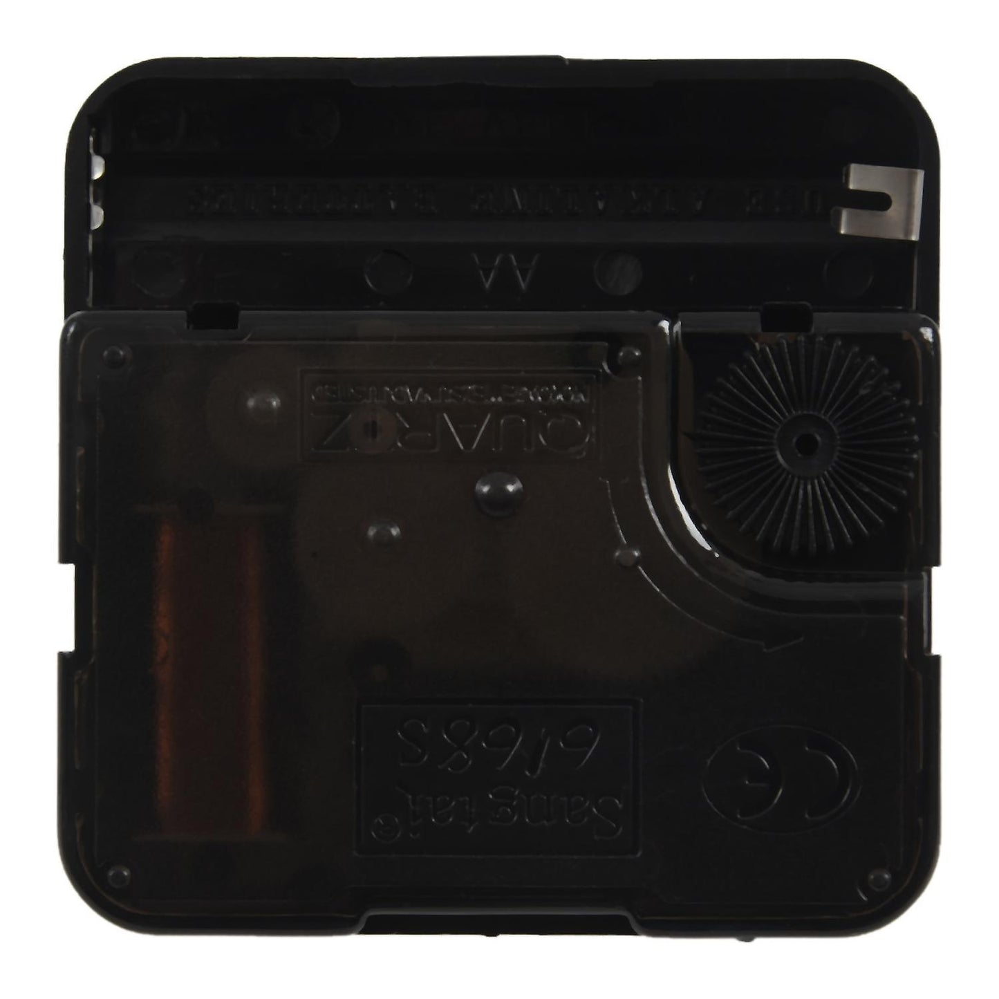 Clock Movement with Short Hands, 4/ 25 Inch Maximum Dial Thickness