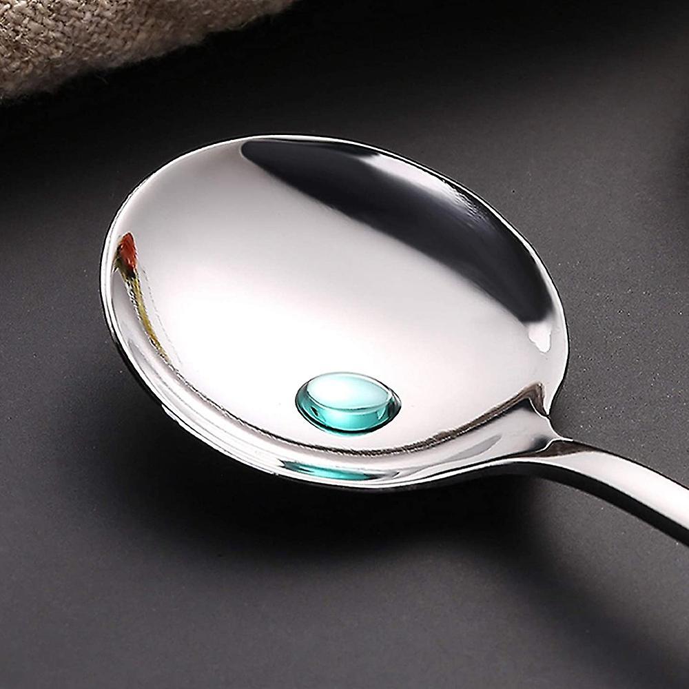 5 Pack Soup Spoons,stainless Steel for Dinner Long Handle Table Spoon