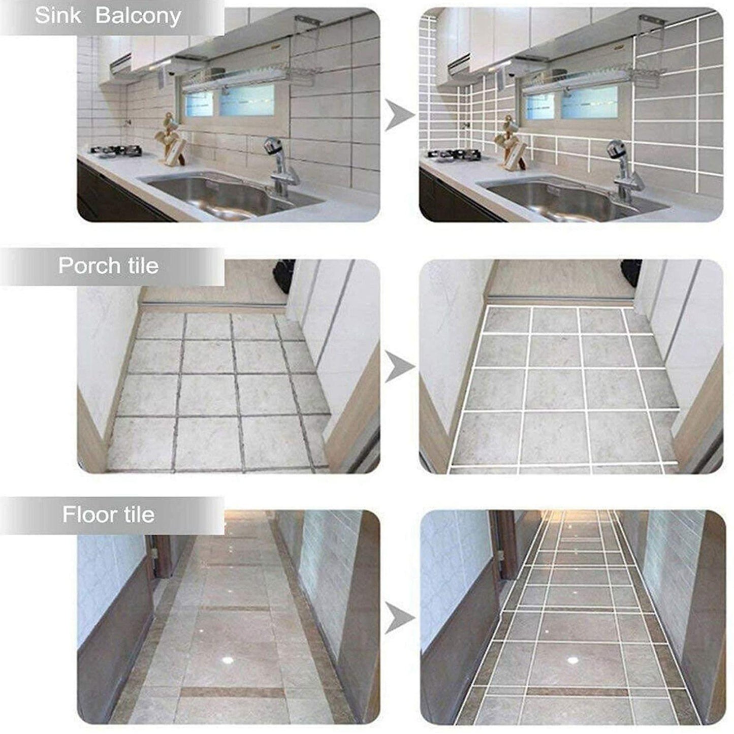 Stainless Steel Head Remove Scraper Grout Kit Hand Tools Accessories