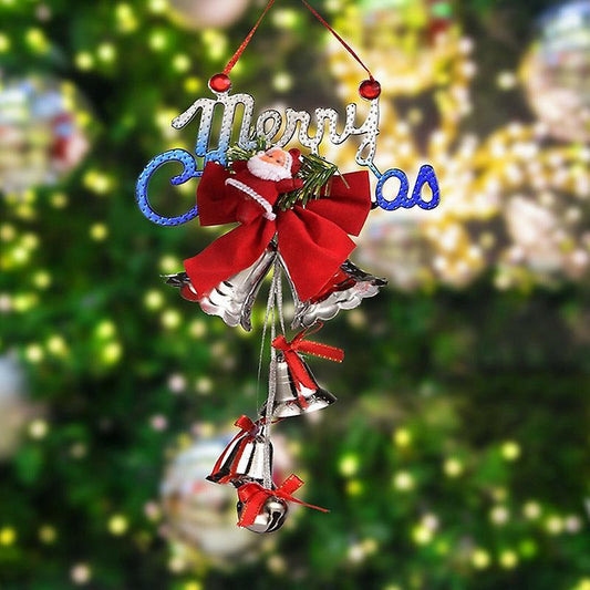 Tree Decoration Pendant Hanging Santa Claus Bells Xmas Decoration