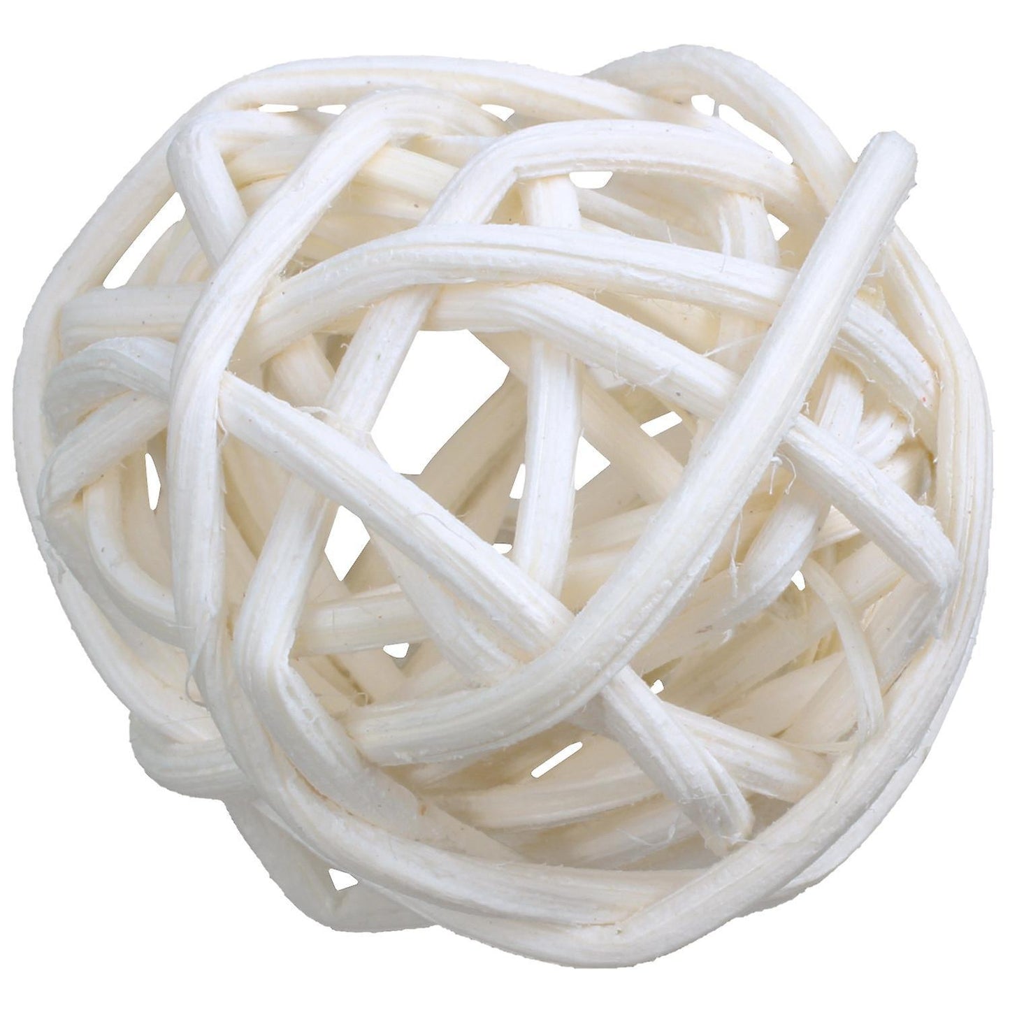 12 Pcs 3cm Rattan Wicker Ball for Wedding Decoration White