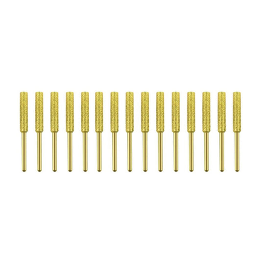 15pcs 4.8mm Chainsaw Sharpener Burr Grinder Polishing Grinding Heads