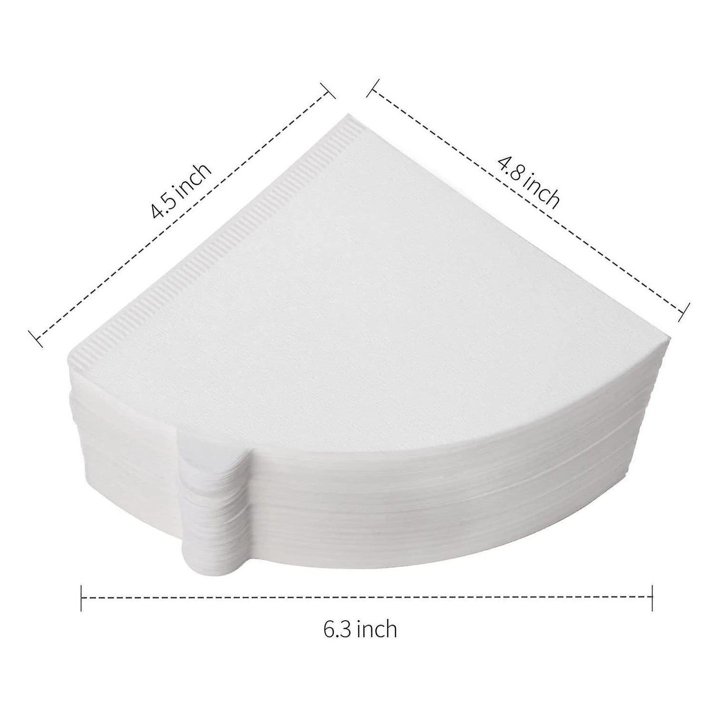 100pieces V60 Dripper Coffee Filters Espresso Tea Infuser Accessories