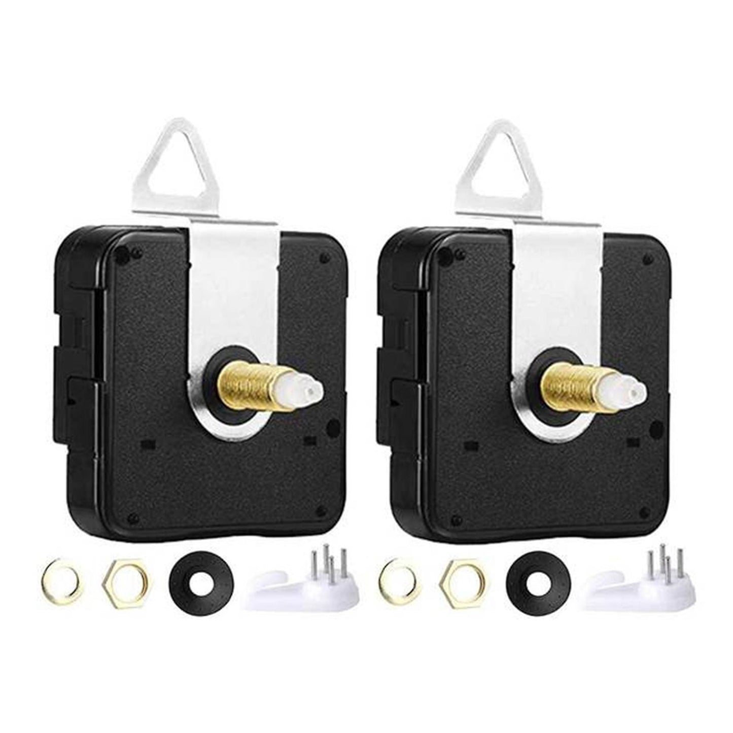 2pcs Silent Diy Quartz Wall Clock for Repair Parts Home Decor 18mm