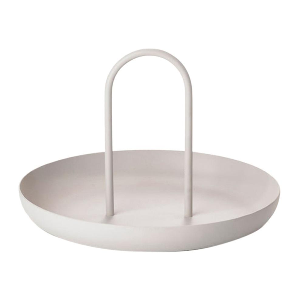 Desktop Storage Tray Nordic Plastic Round Jewelry Trays Living,b