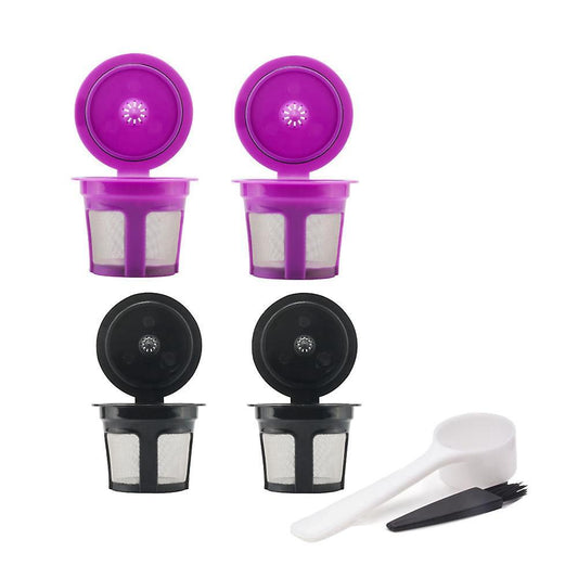 Reusable Rainbow Colors K Cups Refillable Kcups Coffee Filters,c