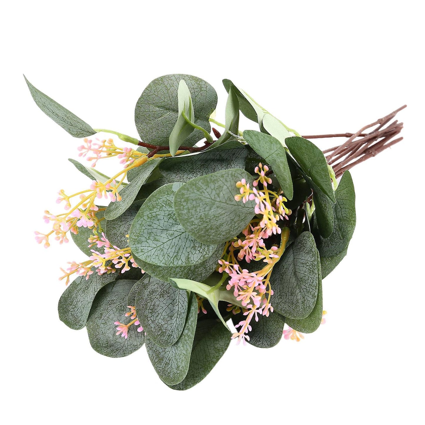 10 Pcs Artificial Eucalyptus Leaves Stems Bulk 11 Inch Tall