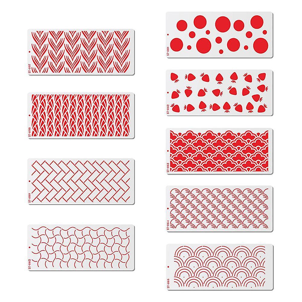 5pcs Wheat Ear Printing Sugar Sieve Mold Fondant Printing Template C