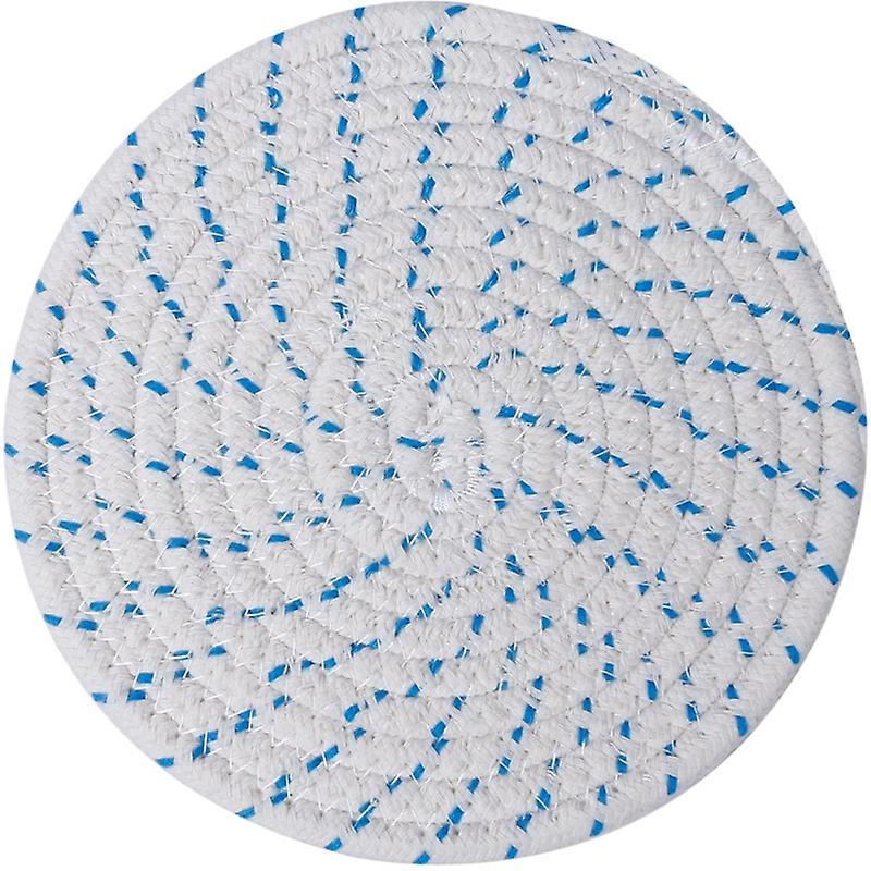Potholders Trivets Set Thread Weave Coasters, for Baking Blue Series