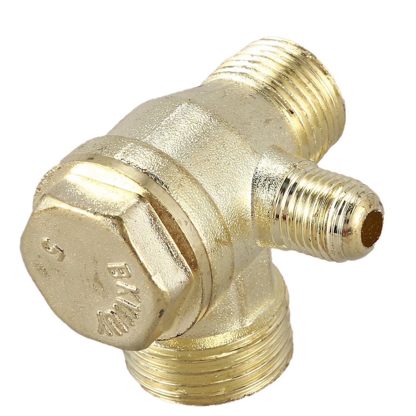 2/5"3/8"pt 1/2"pt Male Thread 3 Way Metal Air Compressor Check Valve