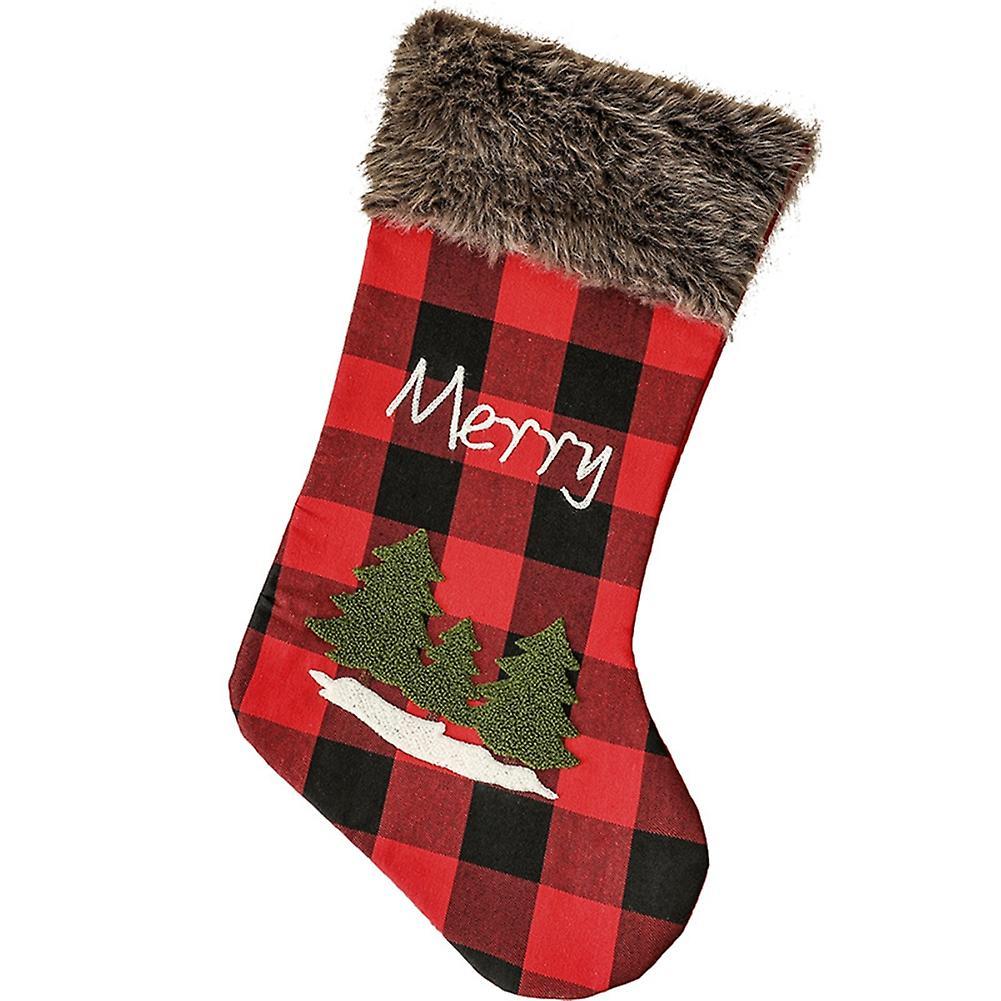 Christmas Decorations for Home Sock Xmas Tree Ornament Decor D