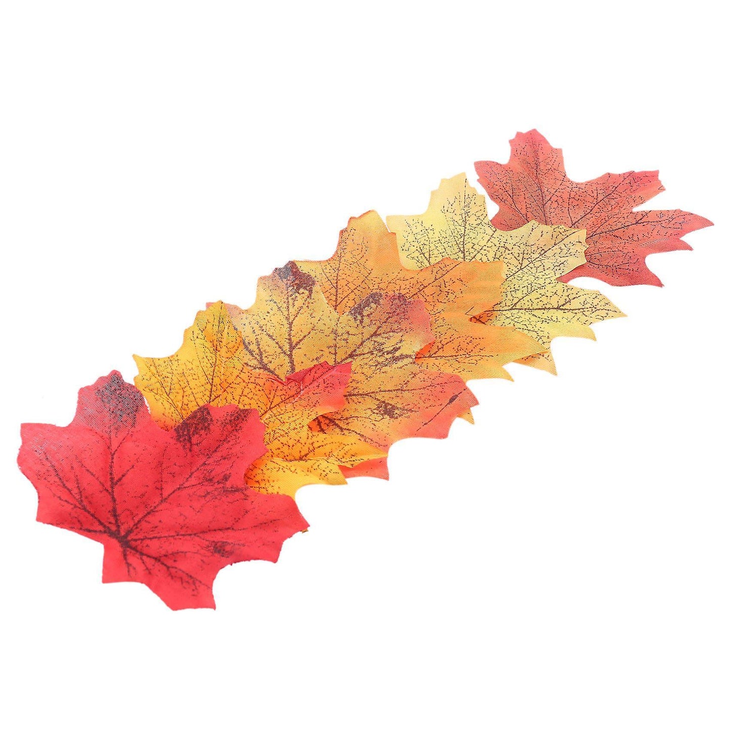 100 Autumn/maple Silk Leaves Multi Coloured/wedding/decoration