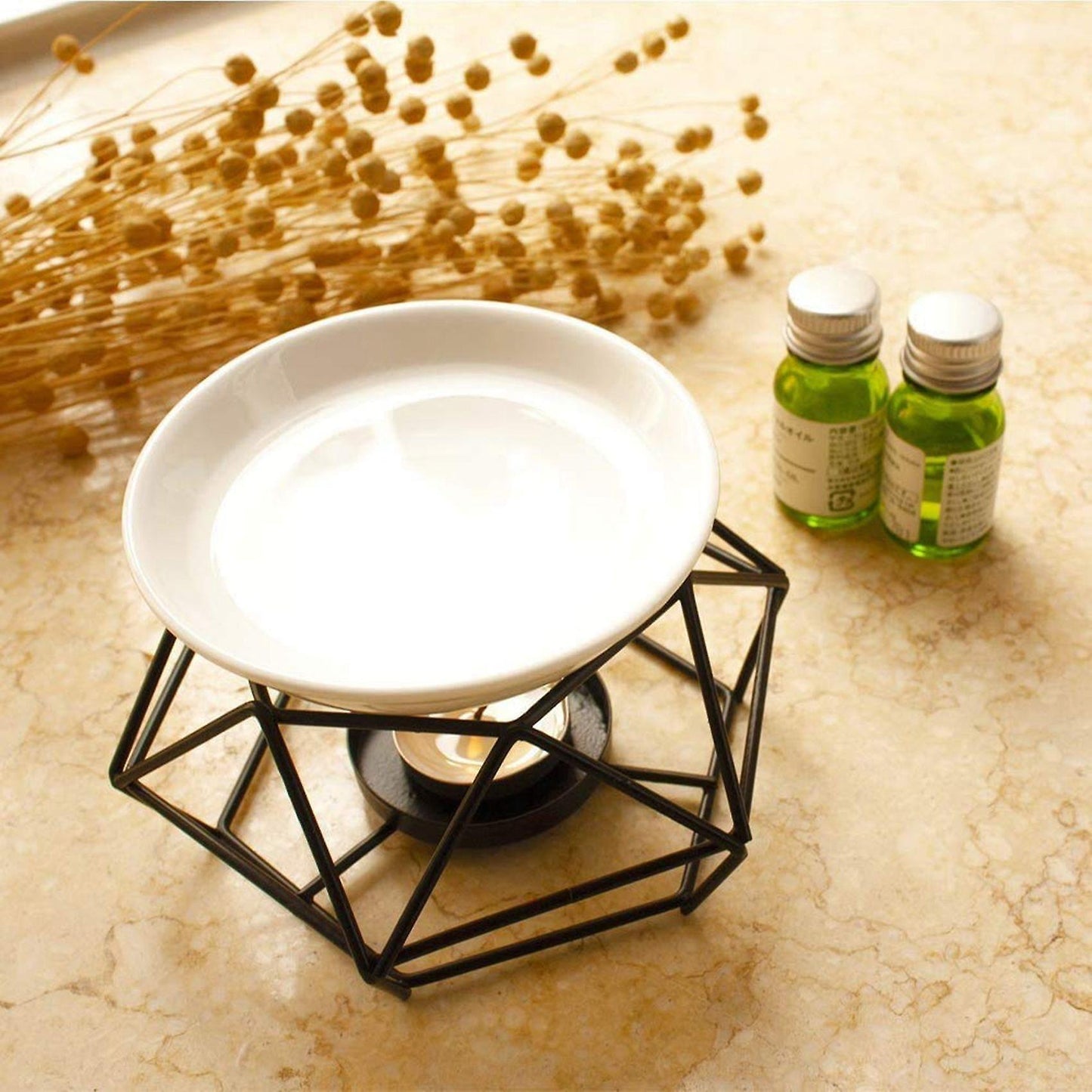 Ceramic Tealight Candle Holder Aroma Furnace Home Decoration