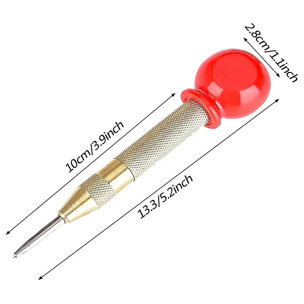 Auto Center Hole Punch with Cushion Cap for Metal Wood Plastic