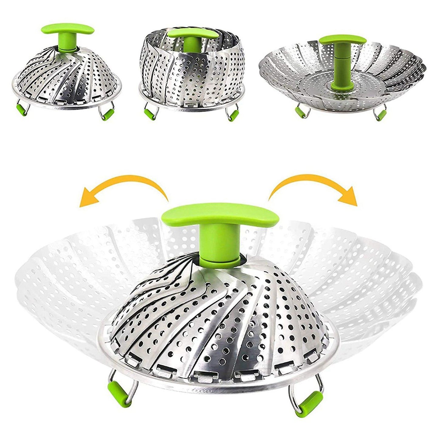 Vegetable Steamer Vegetable Steamer Insert with Extendable Handle