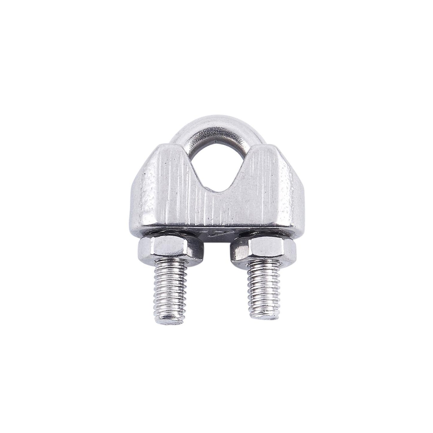 4pcs Stainless Steel Cable Clip Saddle for 5/32 Inch 4mm Wire Ropes