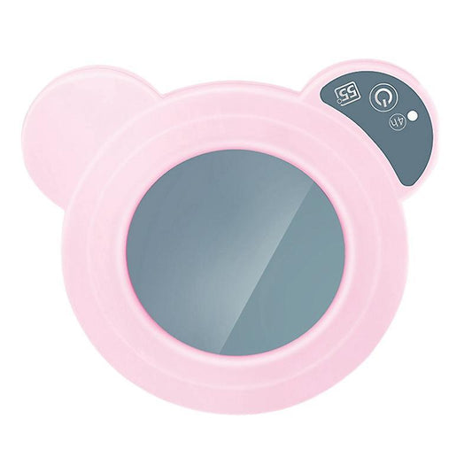 Usb Electric Heating Plate Hot Coaster,for Office Home,pink