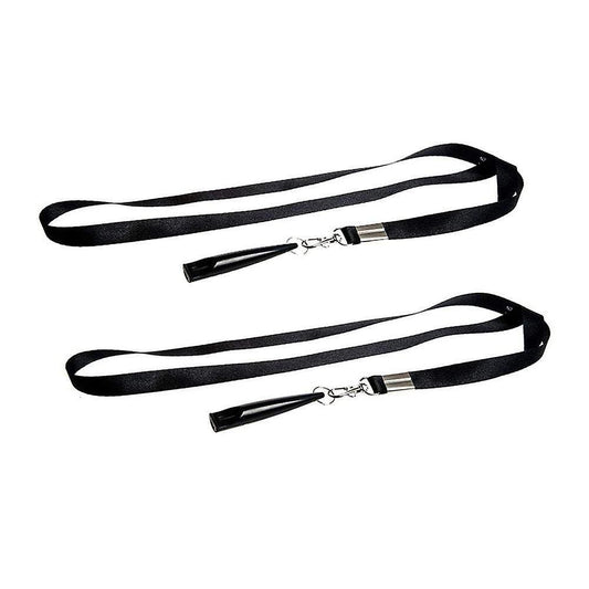 Dog Training Whistle 210.5 with Lanyard, Black Dog Whistle (2 Pack)