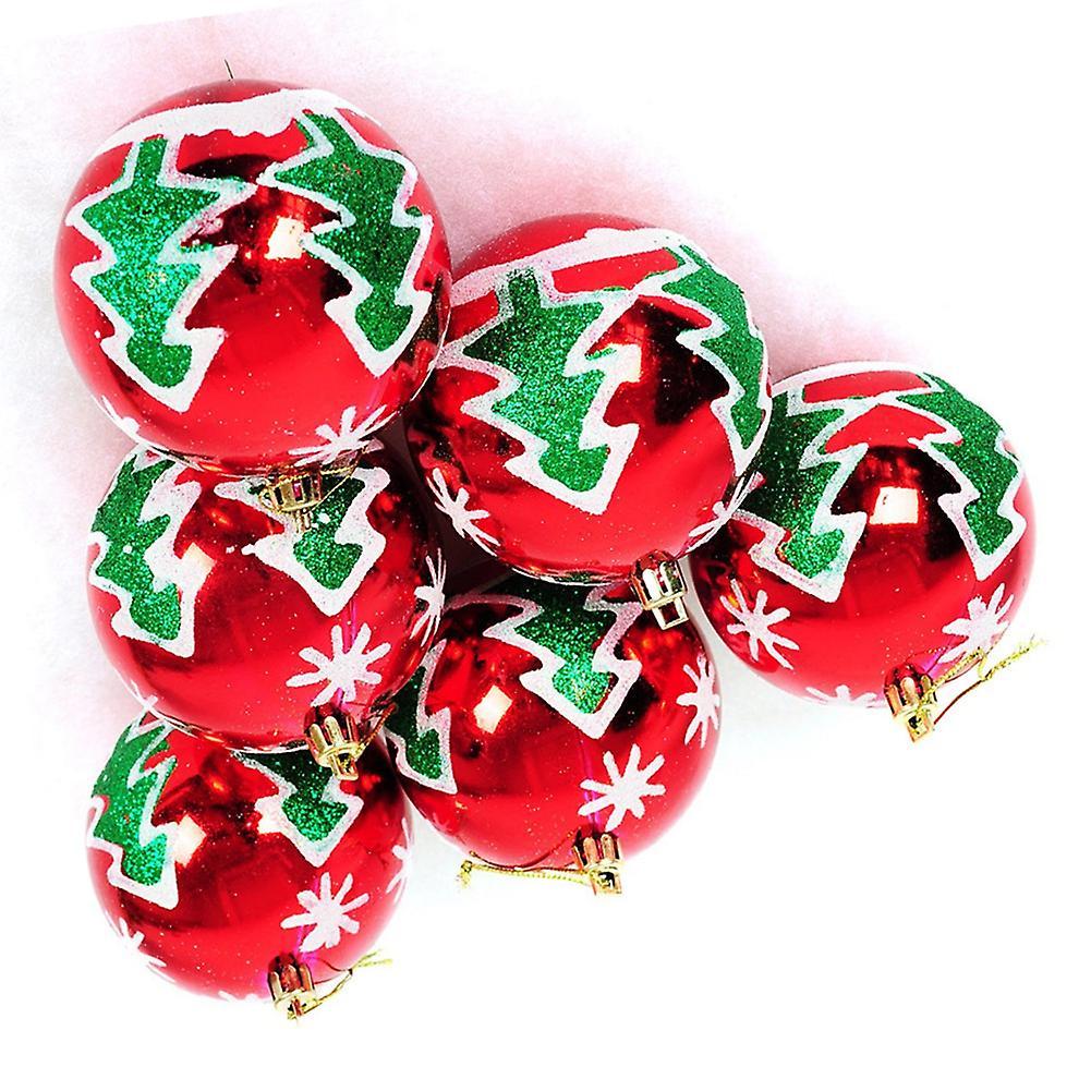 8cm Christmas Tree Balls Set Hanging Ball Home Party New Year Decor