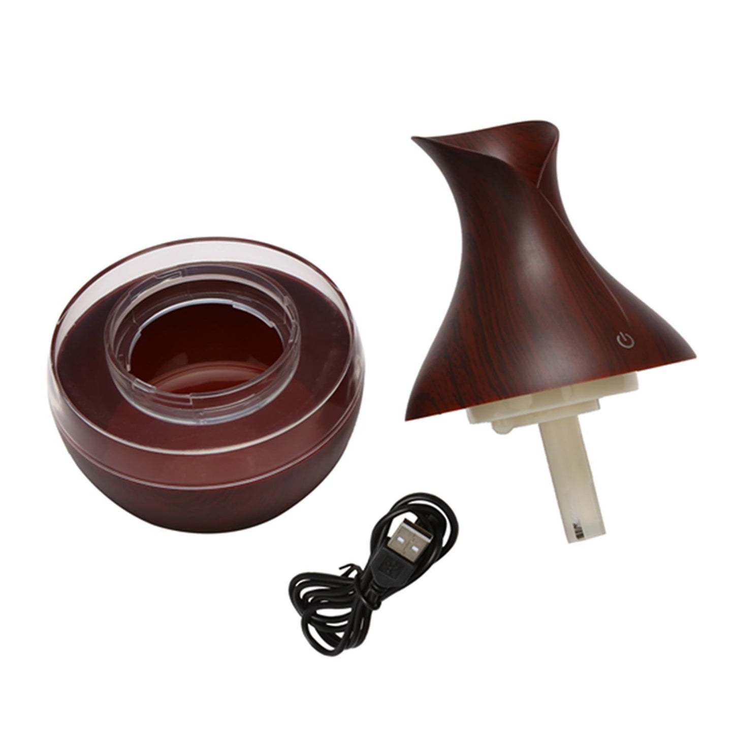 300ml Ultrasonic Humidifier Aroma Essential Oil Diffuser Deep Color