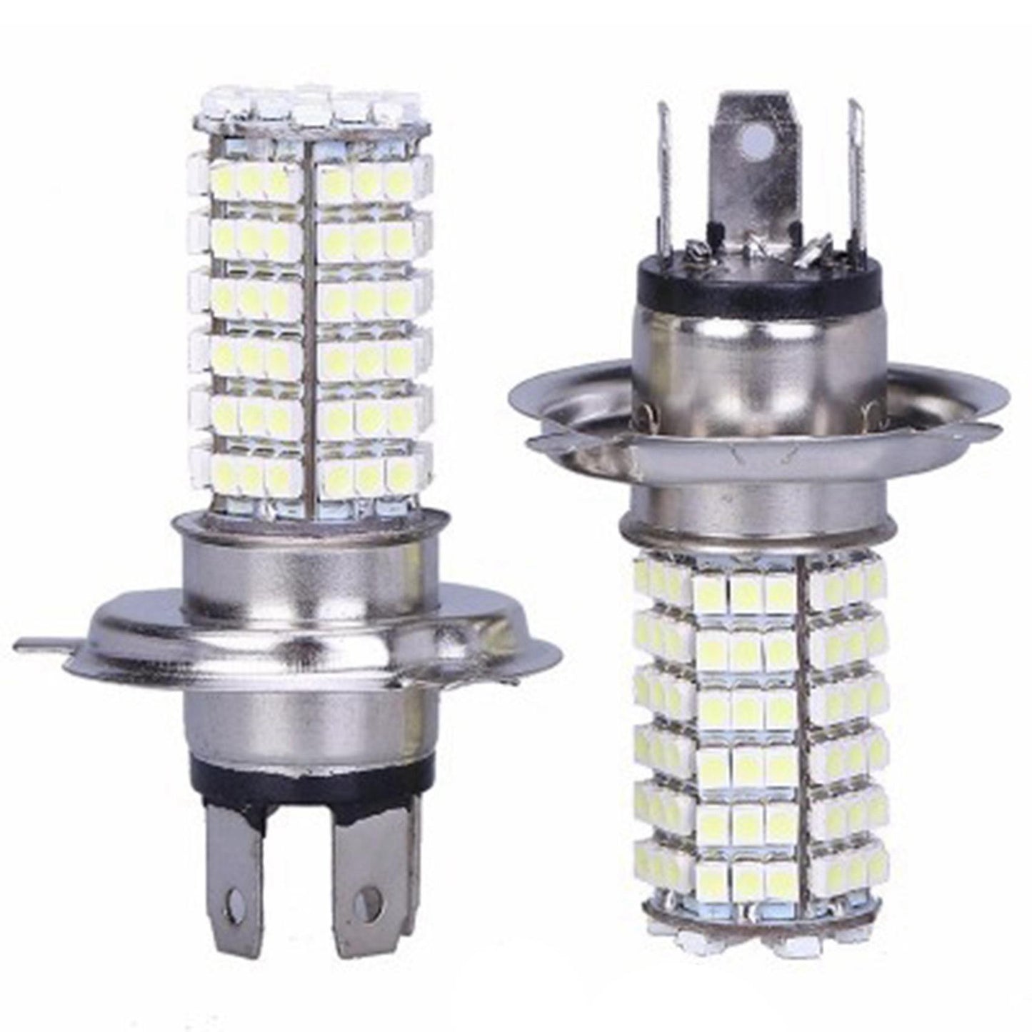 2pc H4 Led Bulb Car Fog Lights 120smd Led Motorcycle Headlight 12v