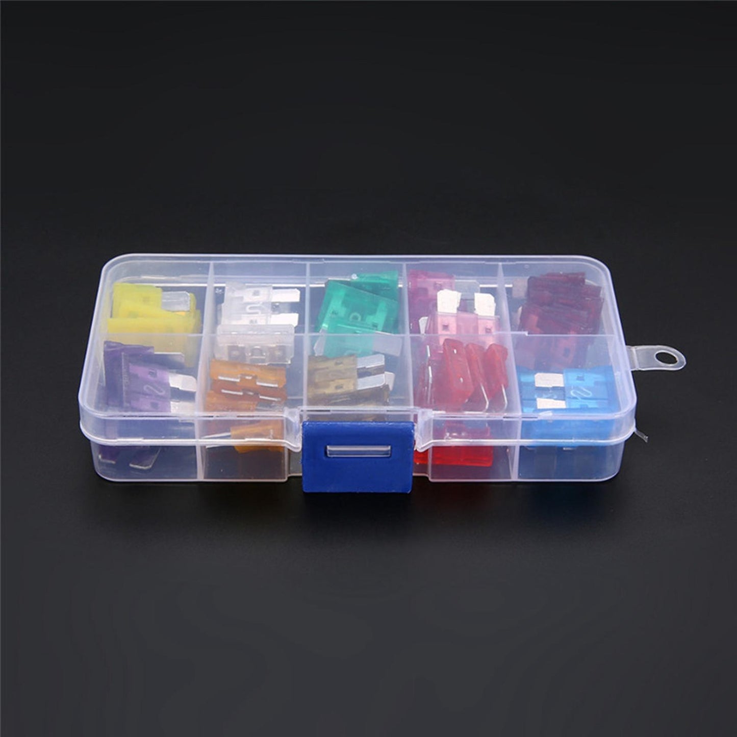 50pcs Blade Fuse 32v Assortment Kit 3a-40a+box for Car