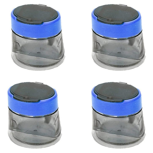 4pcs for Students, Double Hole , Triangular Pencil Sharpener, Blue