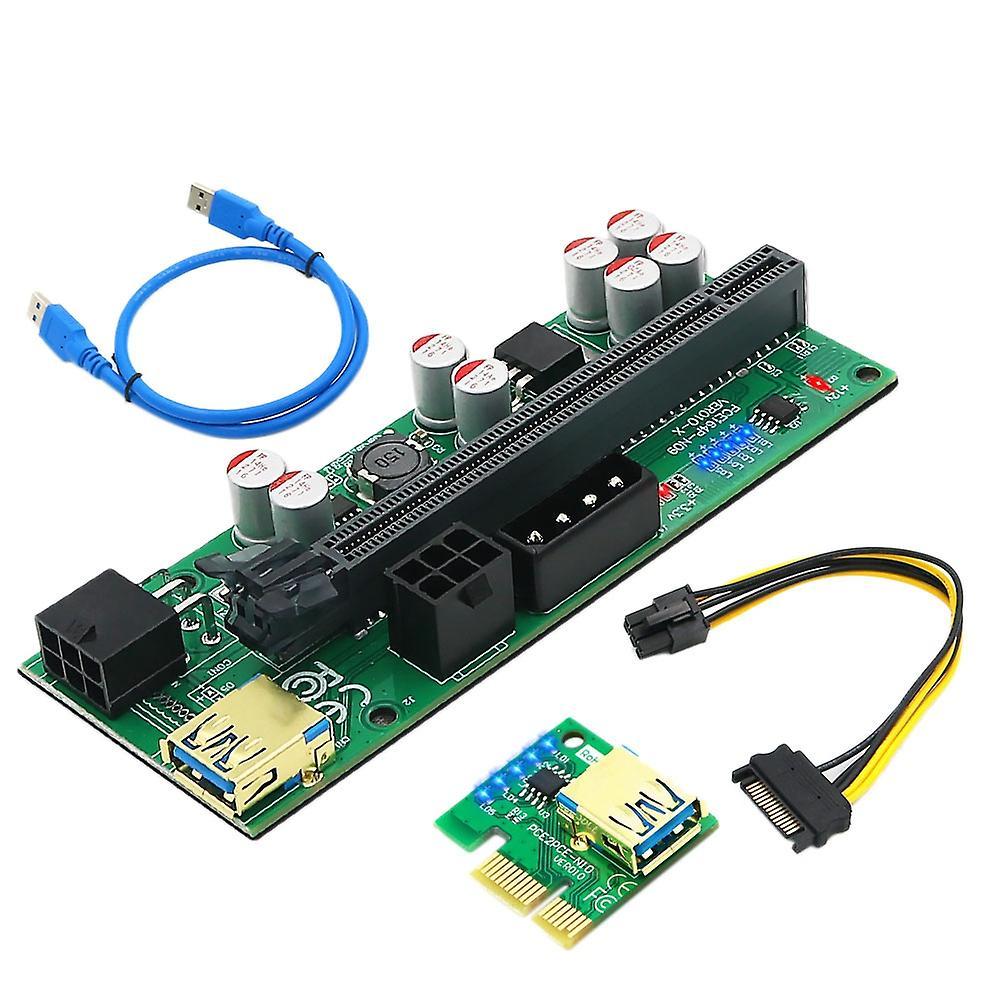 1 Pcs 010-x Pcie Riser 1x to 16x Graphic Extension for Gpu Btc Mining