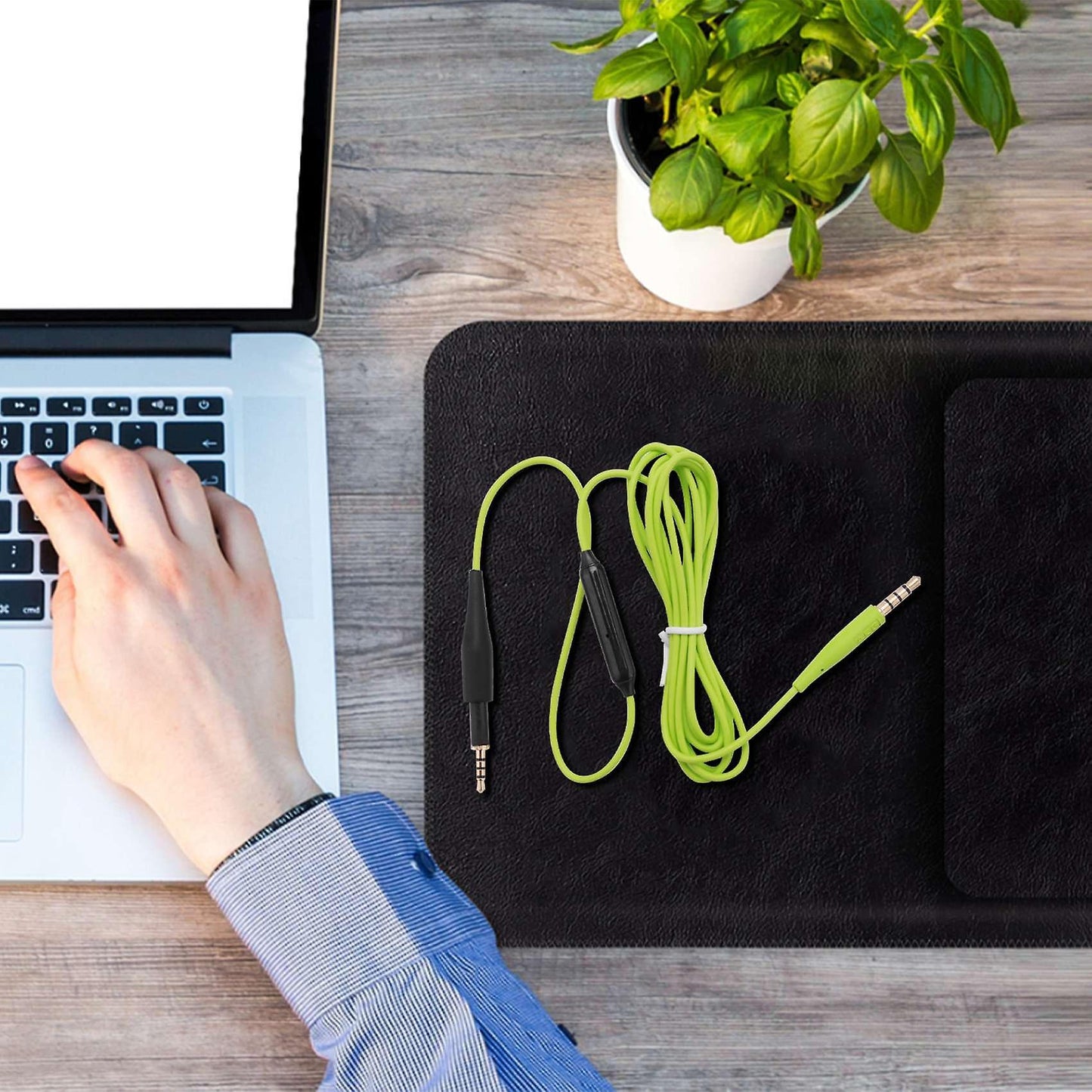 Replacement Cable Audio Cord for Akg K430 K450 K451 Headphones Green